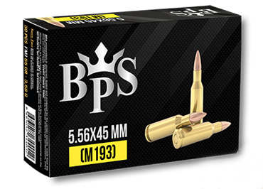 Rifle Ammo :: 5.56x45 M193 55 grain brass casing 1500 rounds by BPS ...