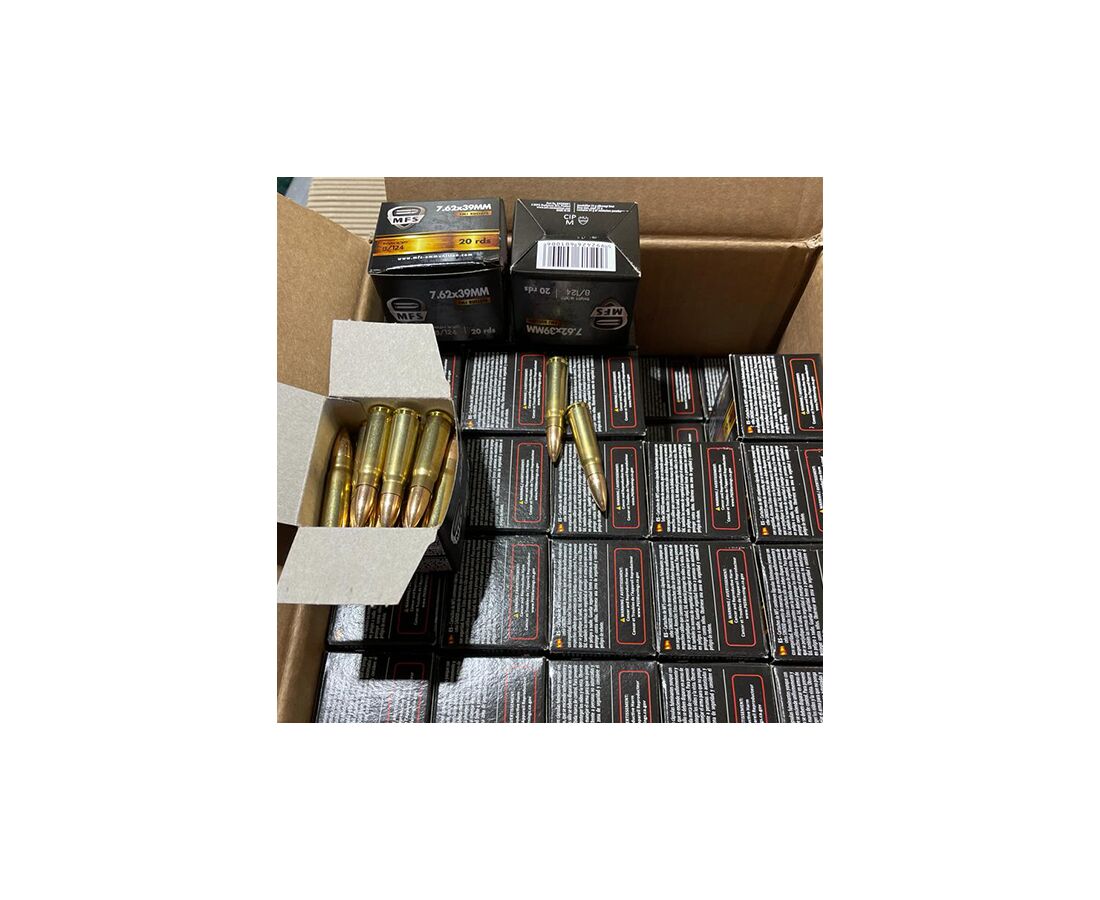 7 62 39 fmj 124 gr 1000 rounds by mfs defense